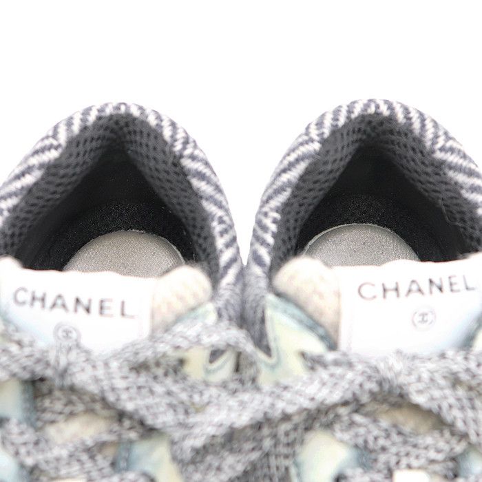 Chanel Chanel Chanel Tweed Sneakers Leather Shoes G39597 DUTY FREE for USA Size ONE SIZE - 6 Thumbnail