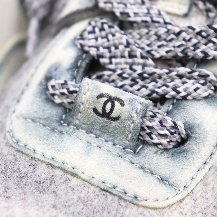 Chanel Chanel Chanel Tweed Sneakers Leather Shoes G39597 DUTY FREE for USA Size ONE SIZE - 13 Thumbnail