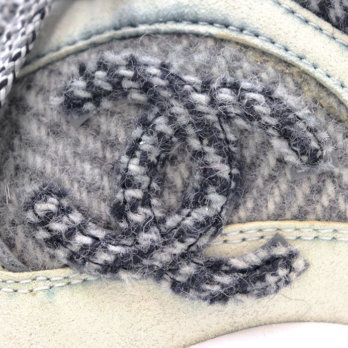 Chanel Chanel Chanel Tweed Sneakers Leather Shoes G39597 DUTY FREE for USA Size ONE SIZE - 2 Thumbnail
