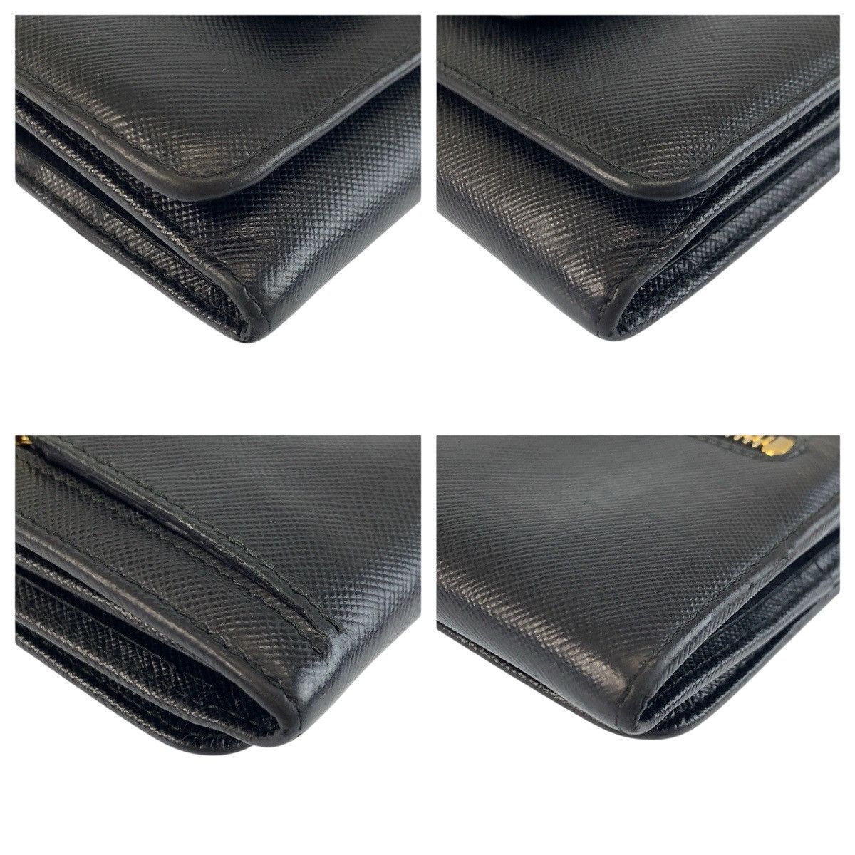 Prada Prada Prada Saffiano Leather Long Wallet Leather Long Wallet DUTY FREE for USA Size ONE SIZE - 6 Thumbnail