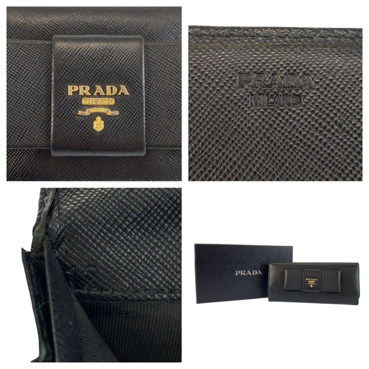 Prada Prada Prada Saffiano Leather Long Wallet Leather Long Wallet DUTY FREE for USA Size ONE SIZE - 3 Thumbnail