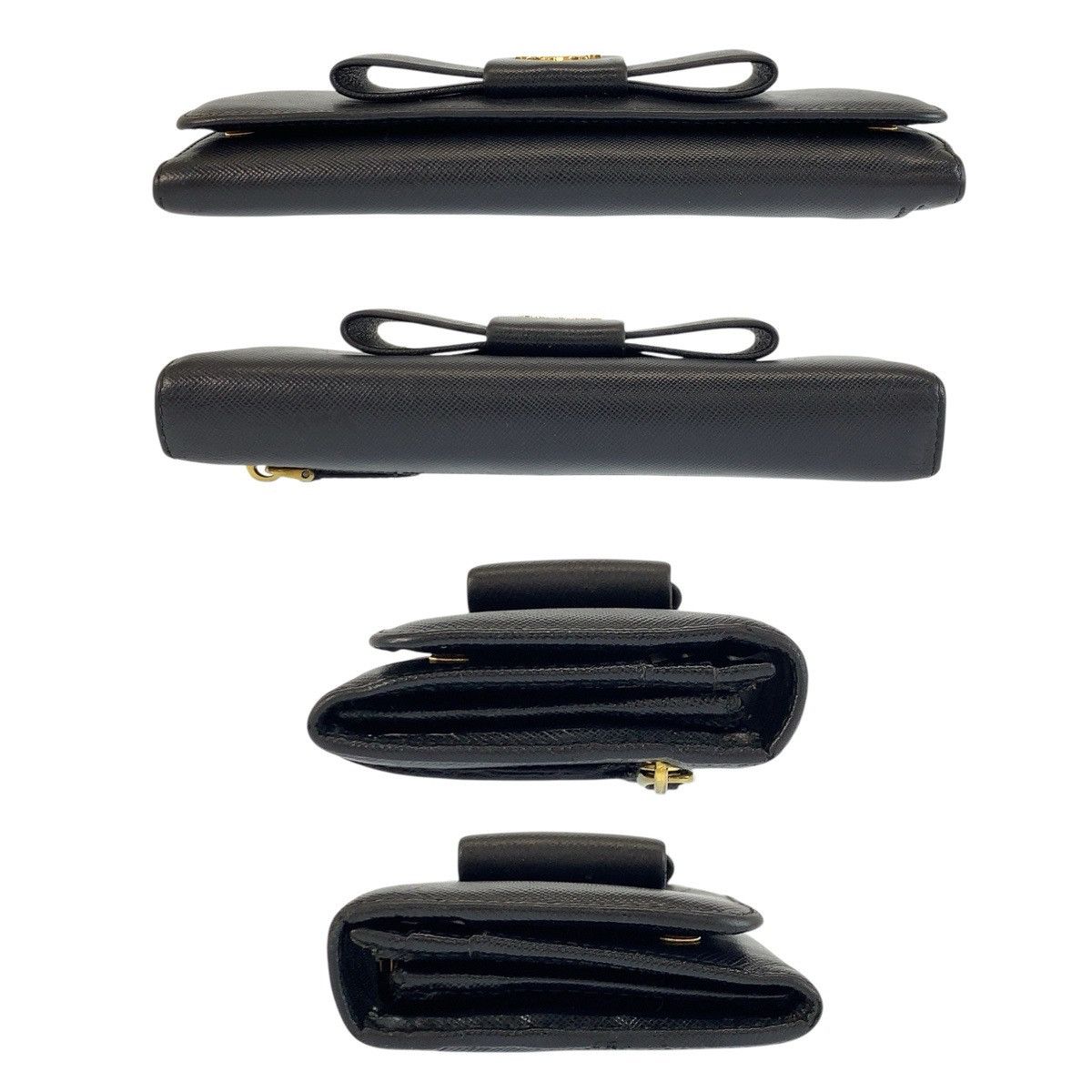 Prada Prada Prada Saffiano Leather Long Wallet Leather Long Wallet DUTY FREE for USA Size ONE SIZE - 10 Thumbnail