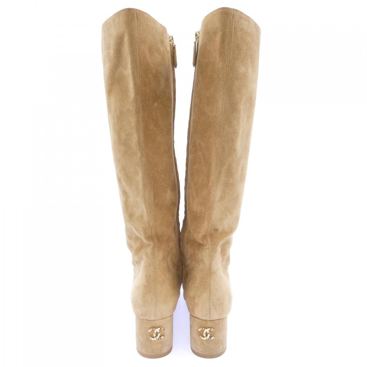 Chanel Chanel Chanel Long Boots Leather Shoes G45903B17982 DUTY FREE for USA Size ONE SIZE - 5 Thumbnail
