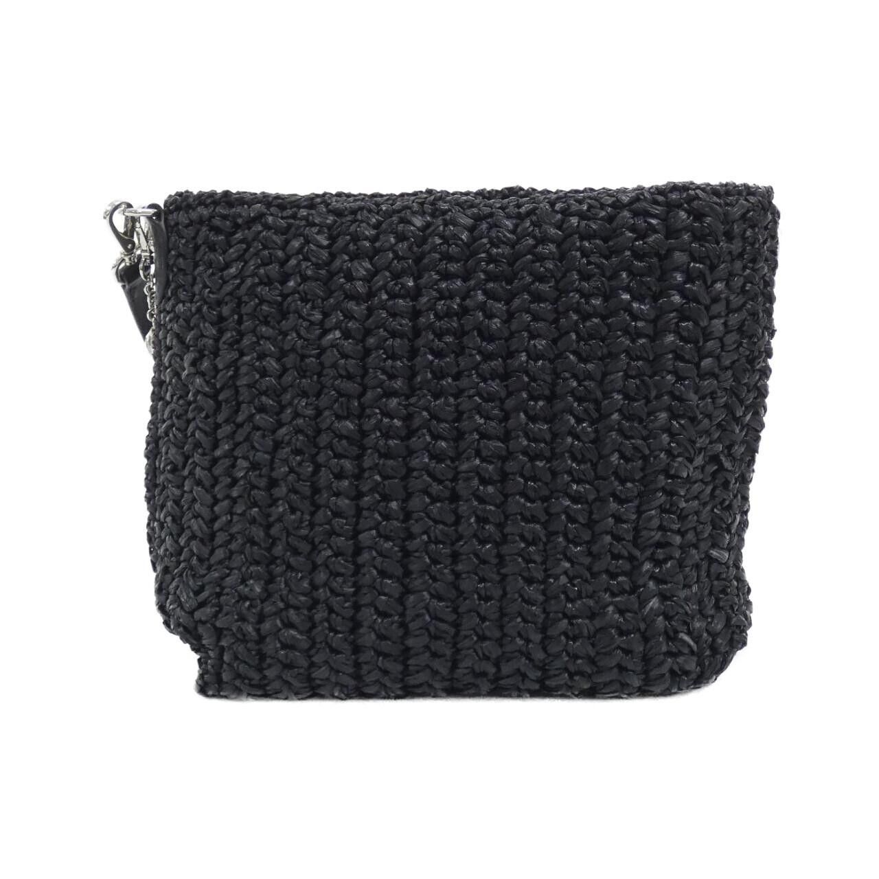 Miu Miu Miu Miu Miu Miu RAFIA CRYSTAL Shoulder Bag Plant-based Shoulder Bag 5BE055 DUTY FREE for USA Size ONE SIZE - 2 Thumbnail