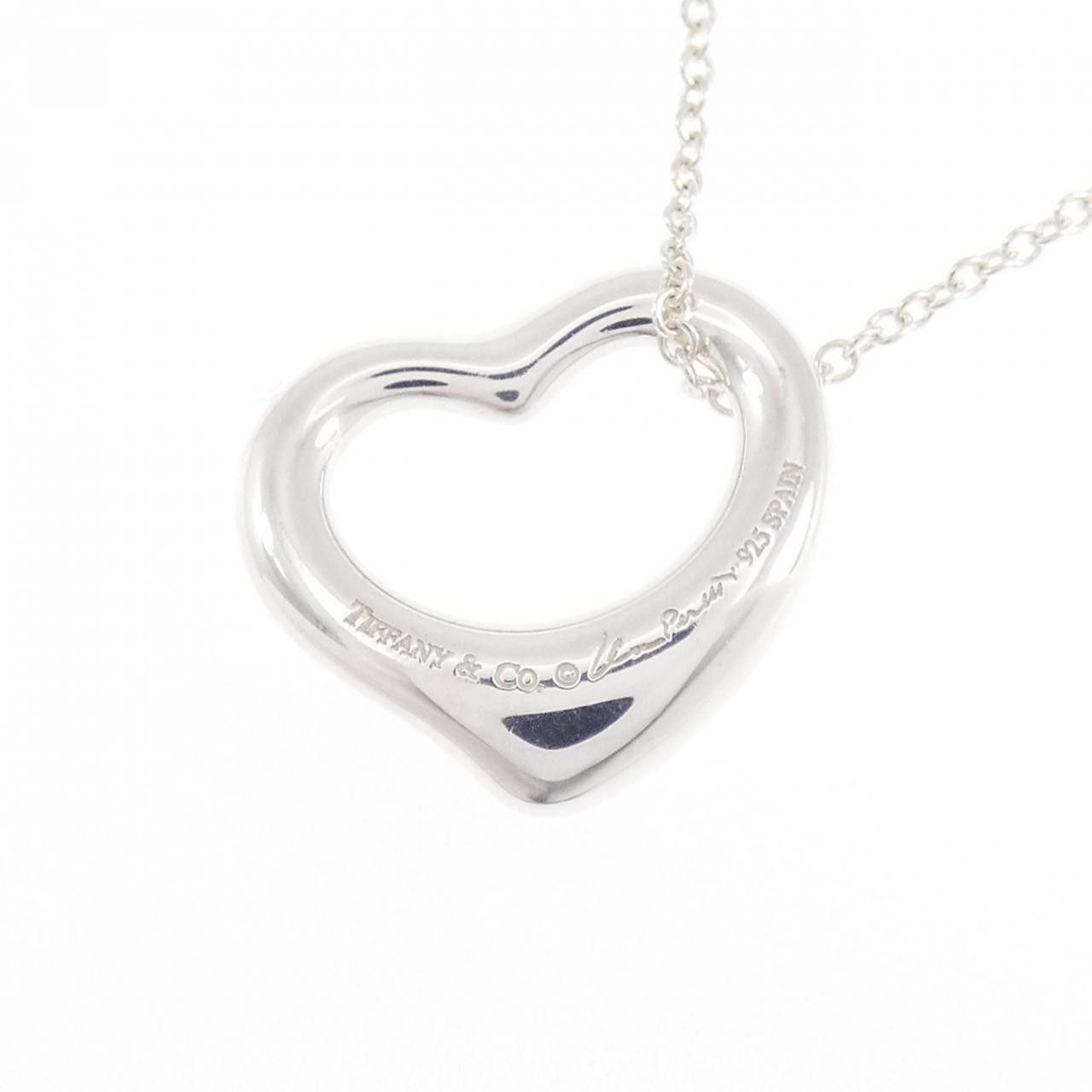 Tiffany & Co. Tiffany & Co. Tiffany & Co. Open Heart 925 Silver Necklace Precious Metal Necklace 60020476 DUTY FREE for USA Size ONE SIZE - 4 Thumbnail
