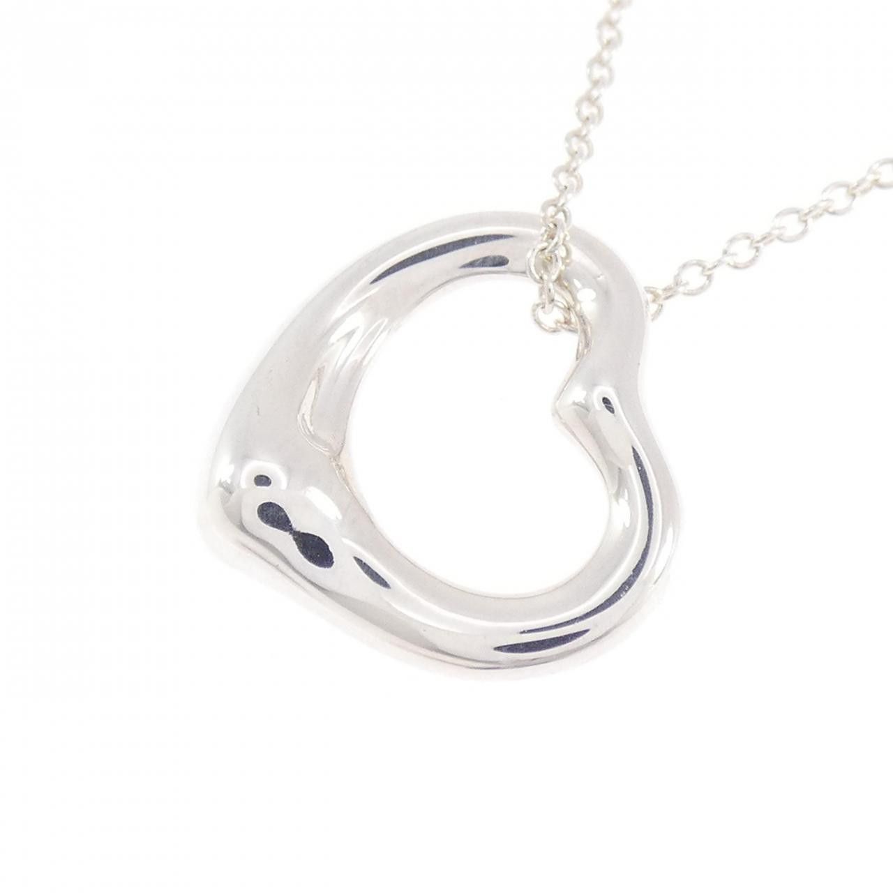 Tiffany & Co. Tiffany & Co. Tiffany & Co. Open Heart 925 Silver Necklace Precious Metal Necklace 60020476 DUTY FREE for USA Size ONE SIZE - 3 Thumbnail