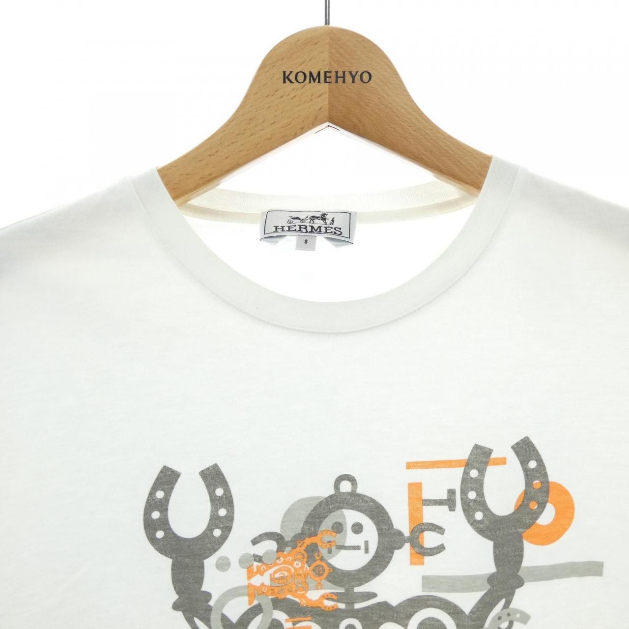 Hermes Hermes Hermes Cotton T Shirt Textile T-Shirts DUTY FREE for USA Size ONE SIZE - 5 Thumbnail