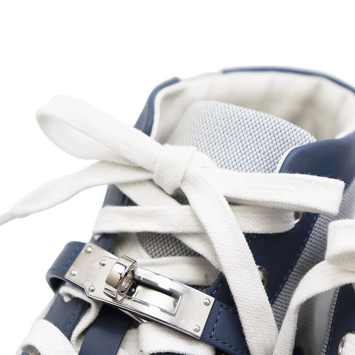 Hermes Hermes Hermes Daydream Leather Canvas Sneakers Leather Shoes DUTY FREE for USA Size ONE SIZE - 13 Thumbnail