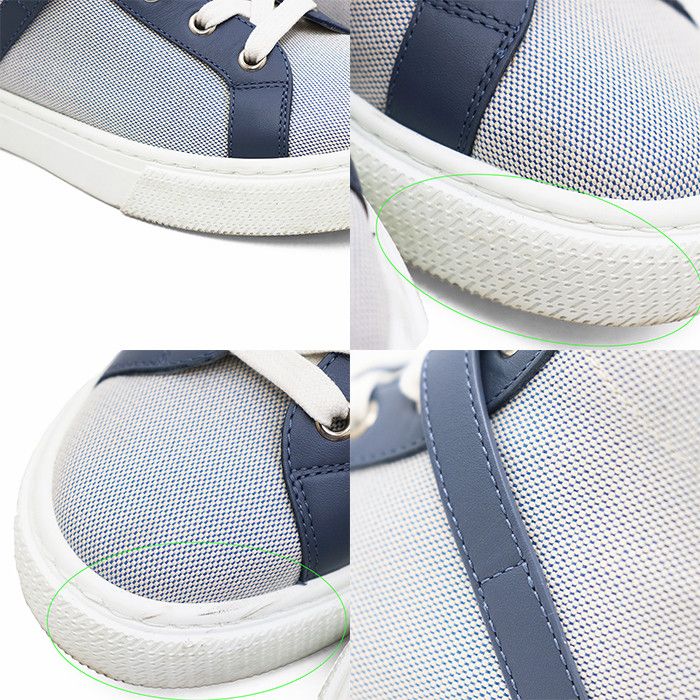 Hermes Hermes Hermes Daydream Leather Canvas Sneakers Leather Shoes DUTY FREE for USA Size ONE SIZE - 9 Thumbnail