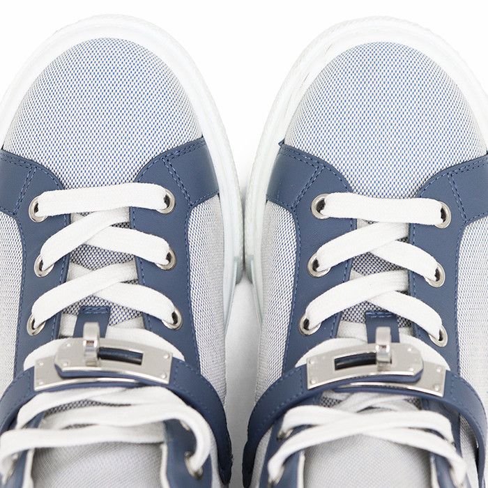 Hermes Hermes Hermes Daydream Leather Canvas Sneakers Leather Shoes DUTY FREE for USA Size ONE SIZE - 15 Thumbnail