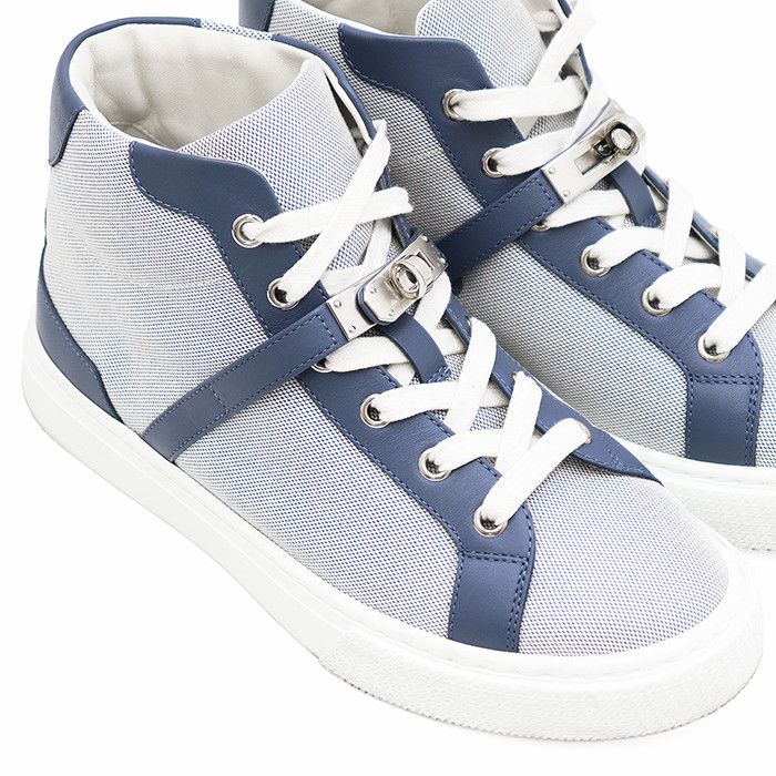 Hermes Hermes Hermes Daydream Leather Canvas Sneakers Leather Shoes DUTY FREE for USA Size ONE SIZE - 12 Thumbnail