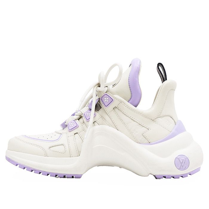 Louis Vuitton Louis Vuitton Louis Vuitton LV Archlight Leather Sneakers Leather Shoes DUTY FREE for USA Size ONE SIZE - 4 Thumbnail