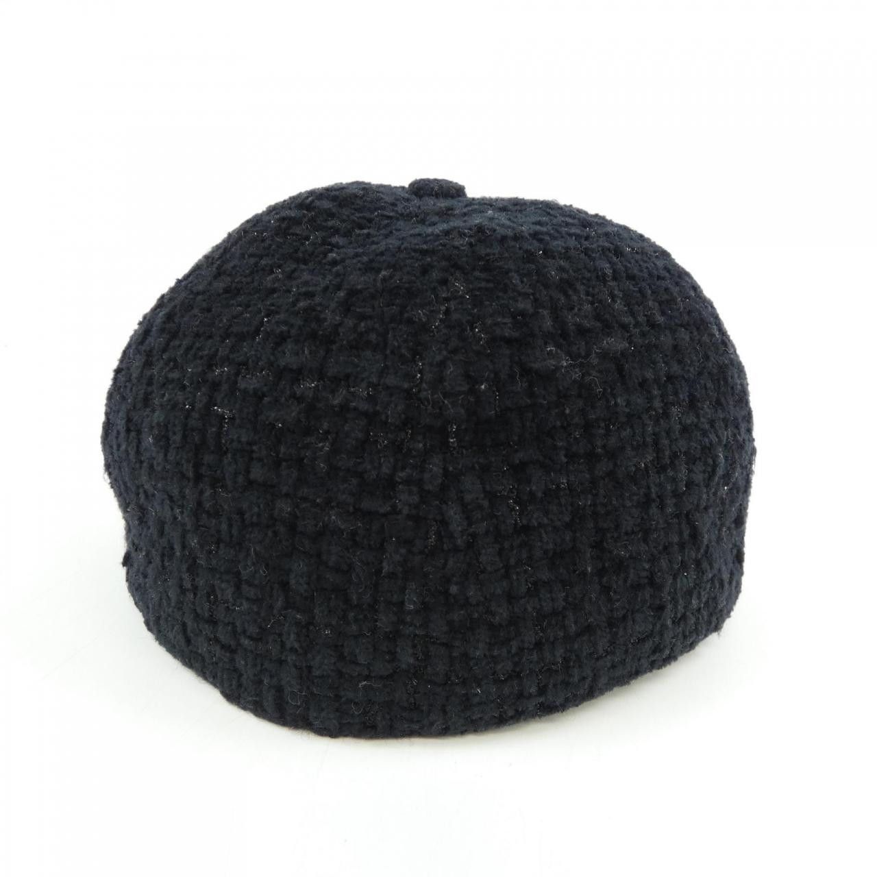 Chanel Chanel Chanel Cotton Wool Silk Blend Cap Textile Hats AA8562B09111 DUTY FREE for USA Size ONE SIZE - 4 Thumbnail