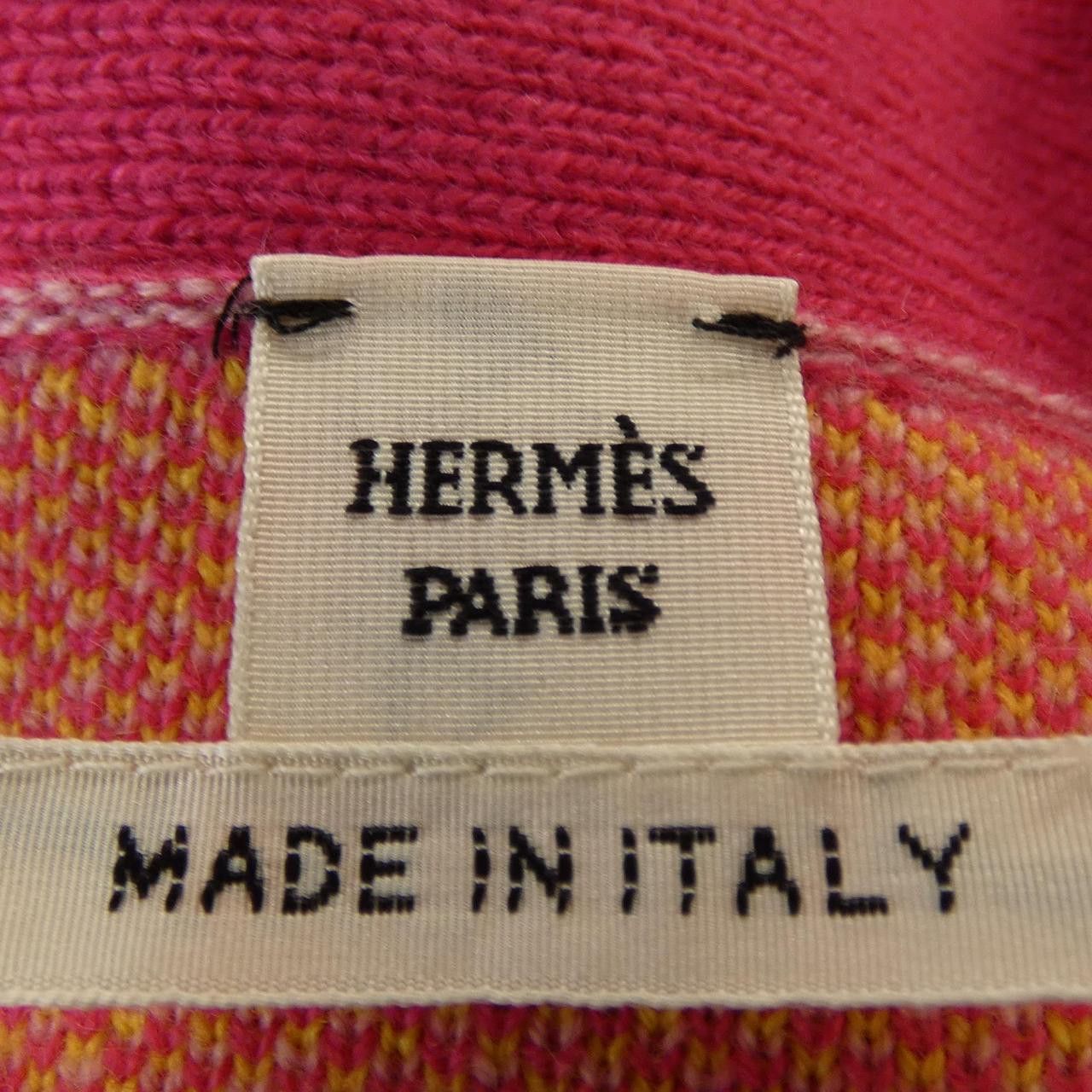 Hermes Hermes Hermes LA PROMENADE DU MATIN Cashmere Long Cardigan Textile Tops 2H2105D2 DUTY FREE for USA Size ONE SIZE - 4 Thumbnail
