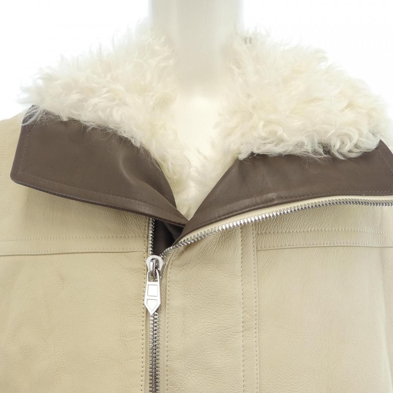 Hermes Hermes Hermes Shearling Vest Fur Tops DUTY FREE for USA Size ONE SIZE - 5 Thumbnail