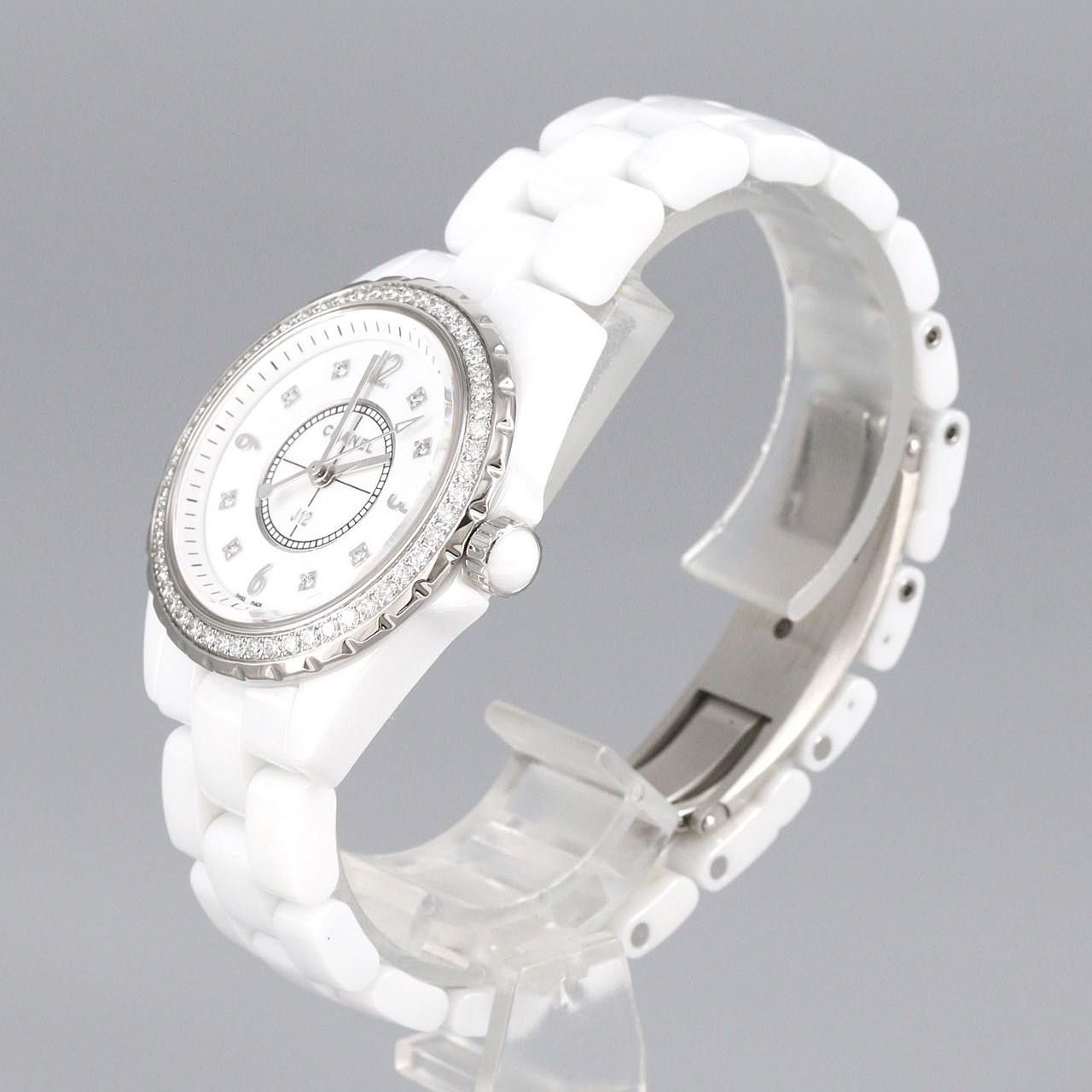 Chanel Chanel Chanel J12 Ceramic Quartz Glass / Ceramic Quartz H3110 DUTY FREE for USA Size ONE SIZE - 5 Thumbnail