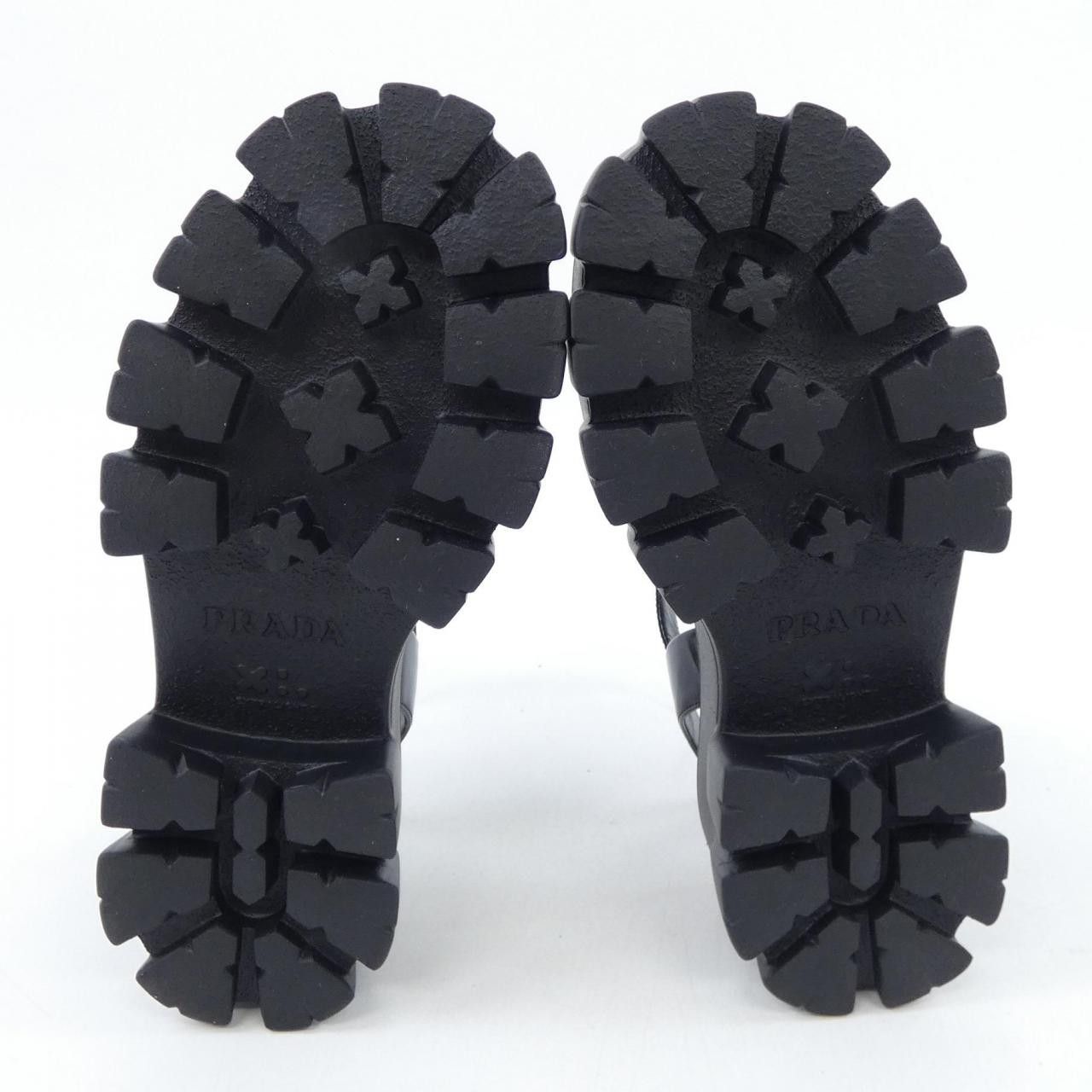 Prada Prada Prada Monolith Sandals Leather Shoes 1X526M DUTY FREE for USA Size ONE SIZE - 4 Thumbnail