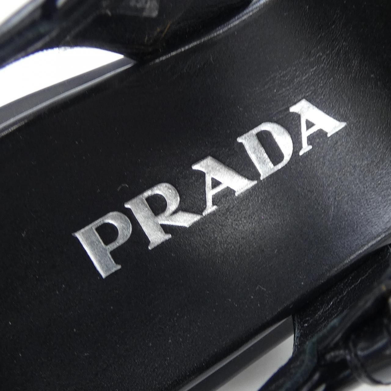 Prada Prada Prada Monolith Sandals Leather Shoes 1X526M DUTY FREE for USA Size ONE SIZE - 6 Thumbnail