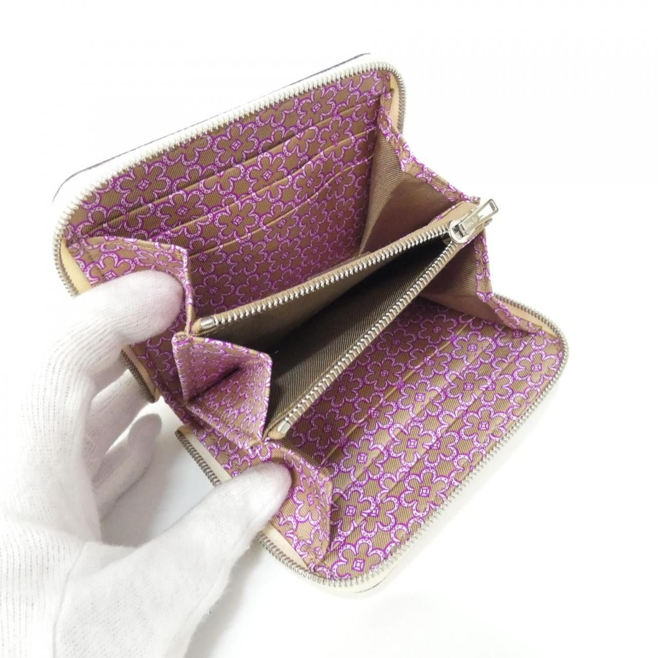 Hermes Hermes Hermes LUCKY DAISY Epsom Silk Wallet Leather Short Wallet U DUTY FREE for USA Size ONE SIZE - 5 Thumbnail