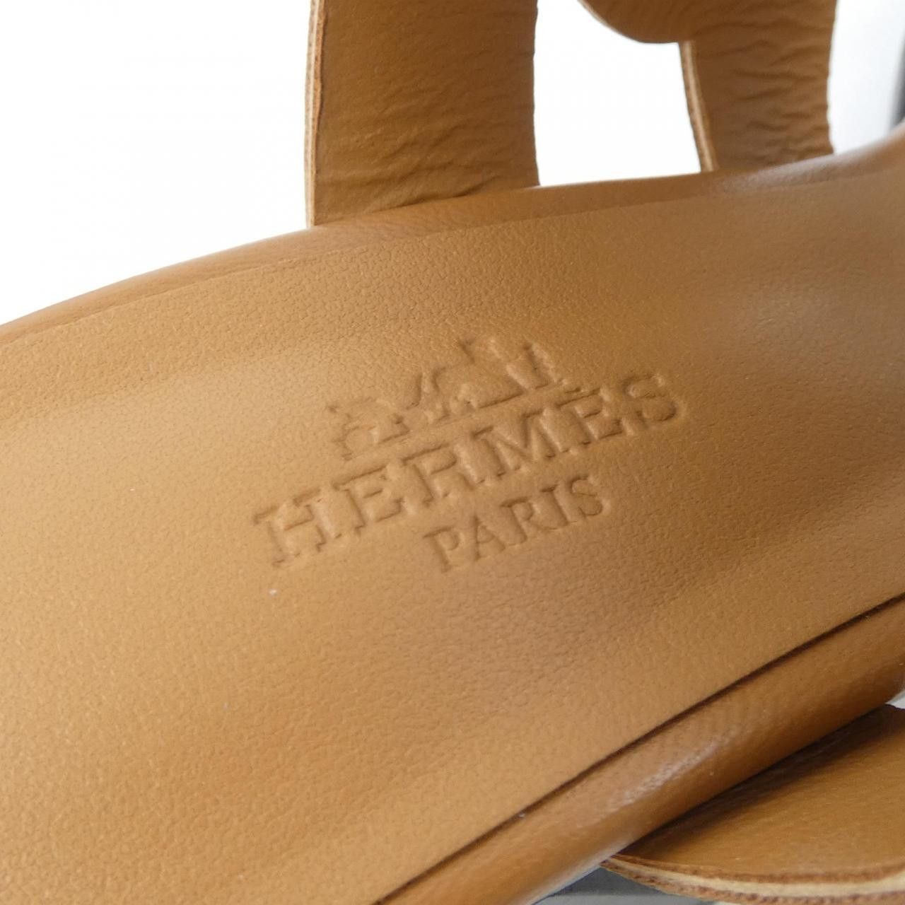 Hermes Hermes Hermes Gaby Nappa Sandals Leather Shoes DUTY FREE for USA Size ONE SIZE - 6 Thumbnail