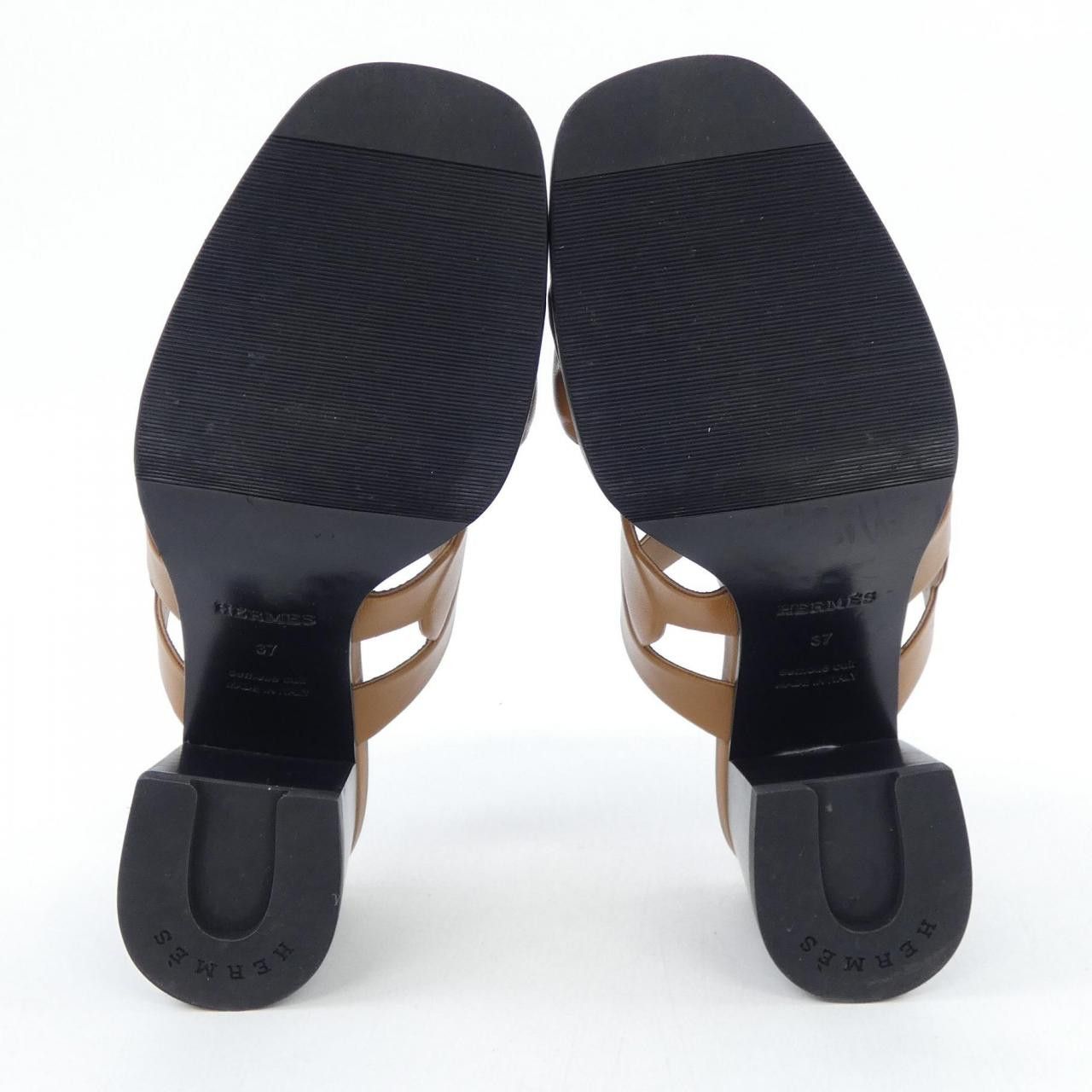 Hermes Hermes Hermes Gaby Nappa Sandals Leather Shoes DUTY FREE for USA Size ONE SIZE - 4 Thumbnail