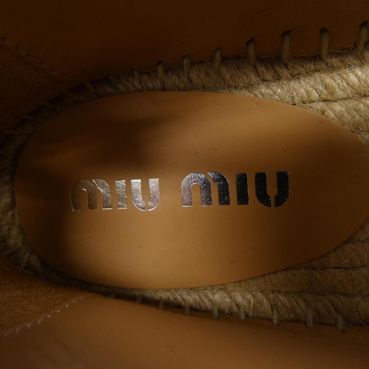 Miu Miu Miu Miu Miu Miu Fabric Platform Sandals Others Shoes 5S095D DUTY FREE for USA Size ONE SIZE - 6 Thumbnail