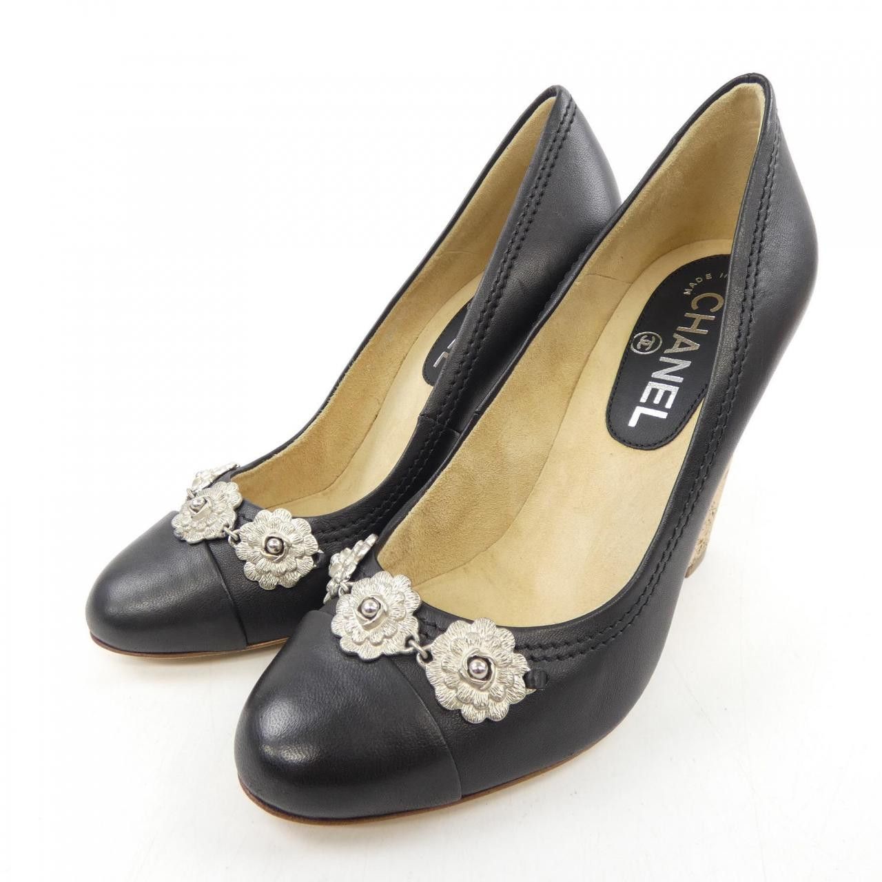 Chanel Chanel Chanel Leather Pumps Leather Shoes G28002 DUTY FREE for USA Size ONE SIZE - 3 Thumbnail