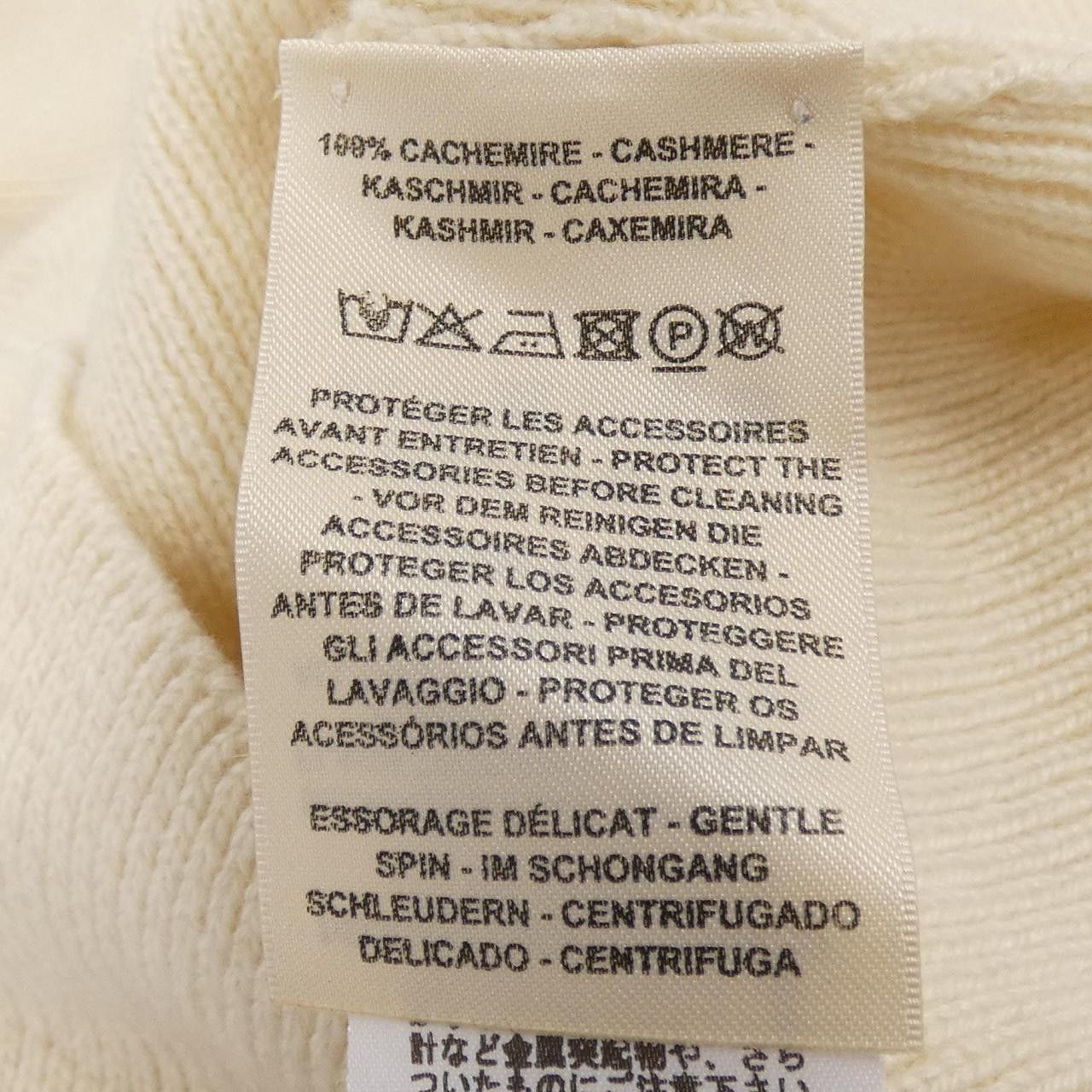 Hermes Hermes Hermes Cashmere Knit Textile Tops DUTY FREE for USA Size ONE SIZE - 3 Thumbnail