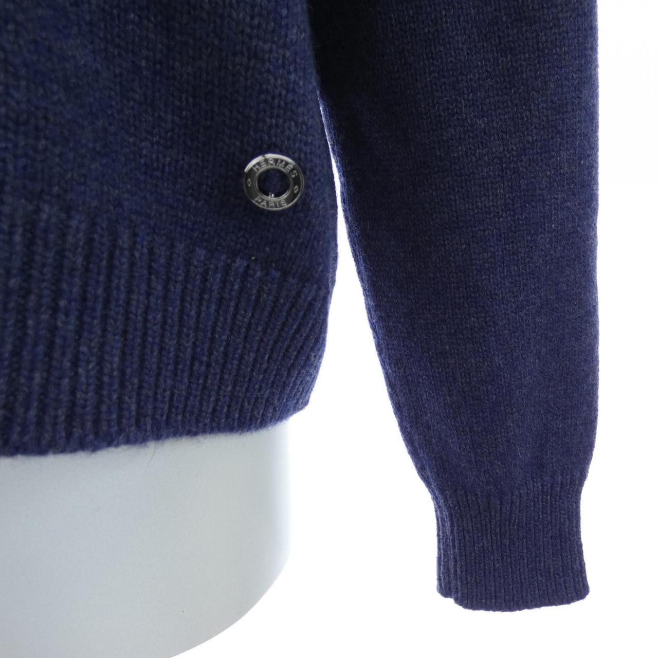 Hermes Hermes Hermes Canadian Button Cashmere Knitwear Textile Tops DUTY FREE for USA Size ONE SIZE - 6 Thumbnail