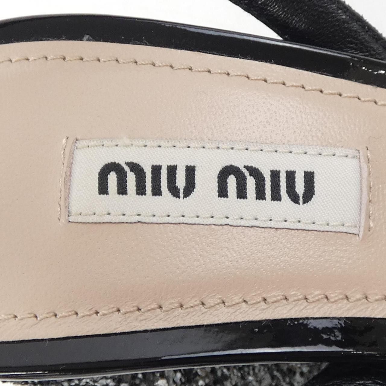 Miu Miu Miu Miu Miu Miu Sandals Leather Shoes 5X857D DUTY FREE for USA Size ONE SIZE - 6 Thumbnail