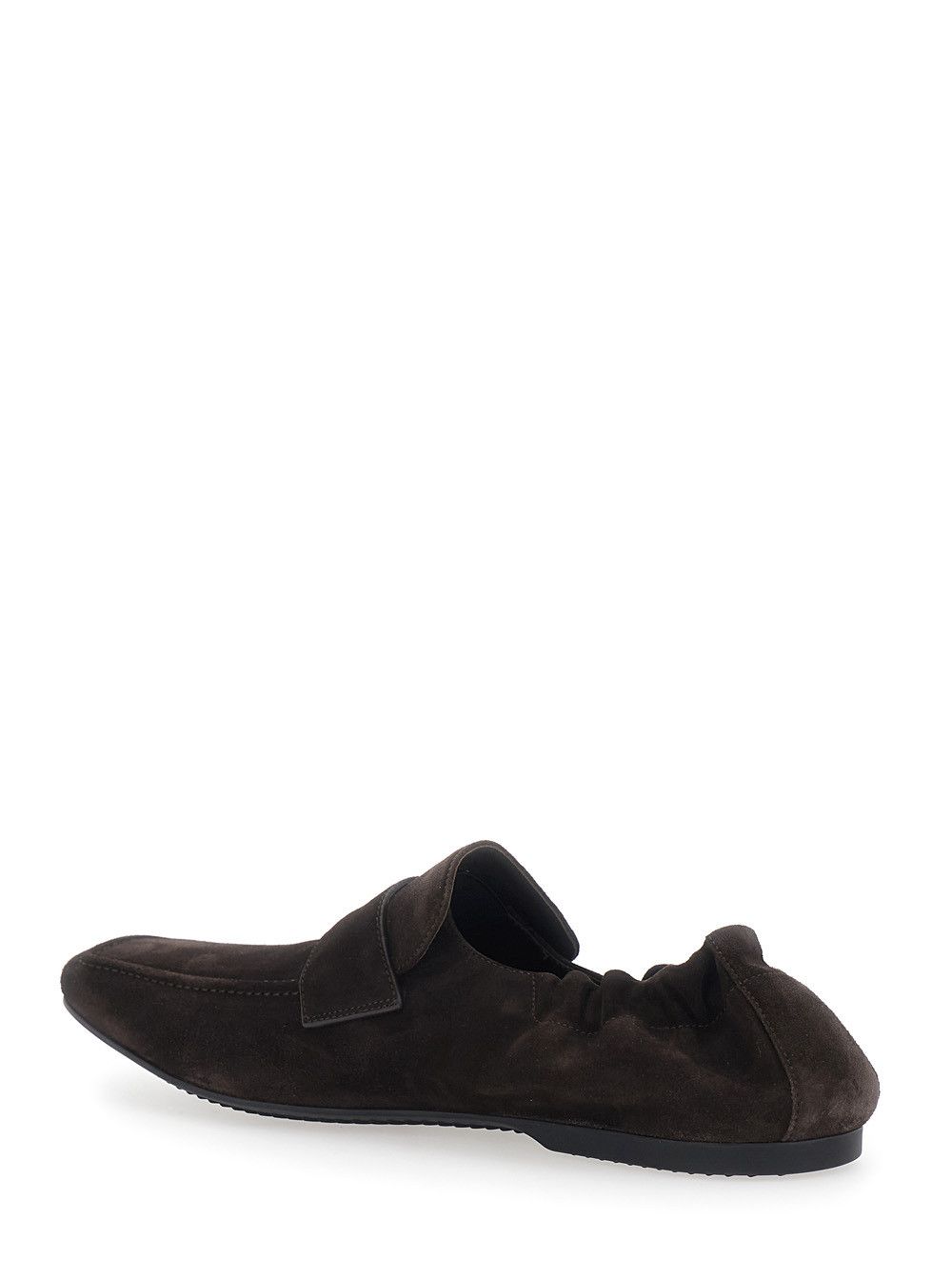 Balenciaga 'PALERMO' Brown Loafers with Rounded Toe in Leather for Men Size US 10 / EU 43 - 3 Thumbnail