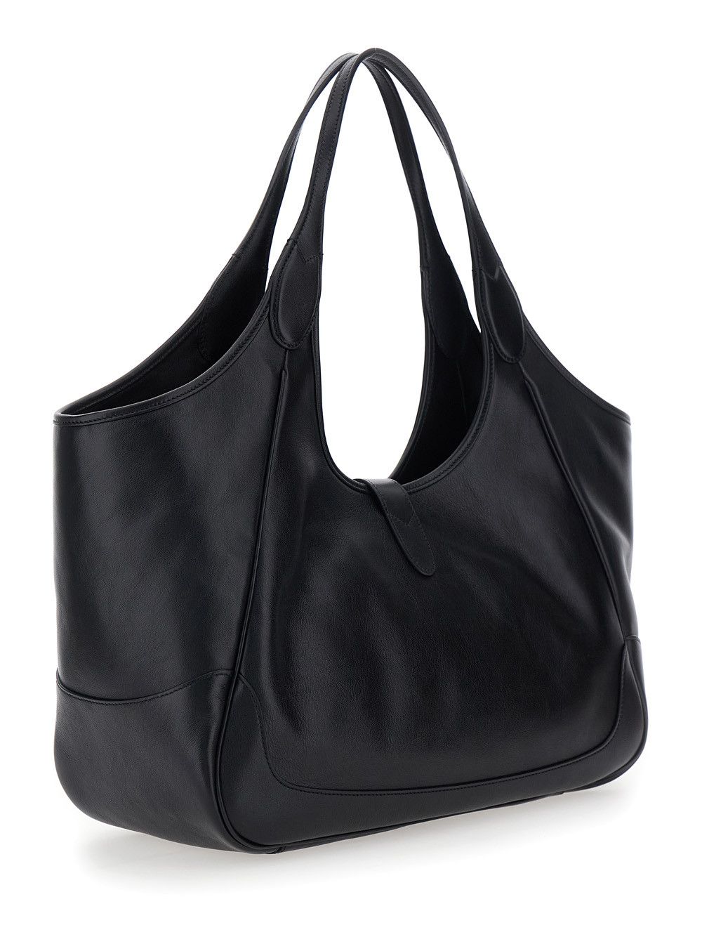 Gucci 'Jackie' Black Shoulder Bag with Two Top Handles and Front Closure in Leather for Women Size ONE SIZE - 3 Thumbnail