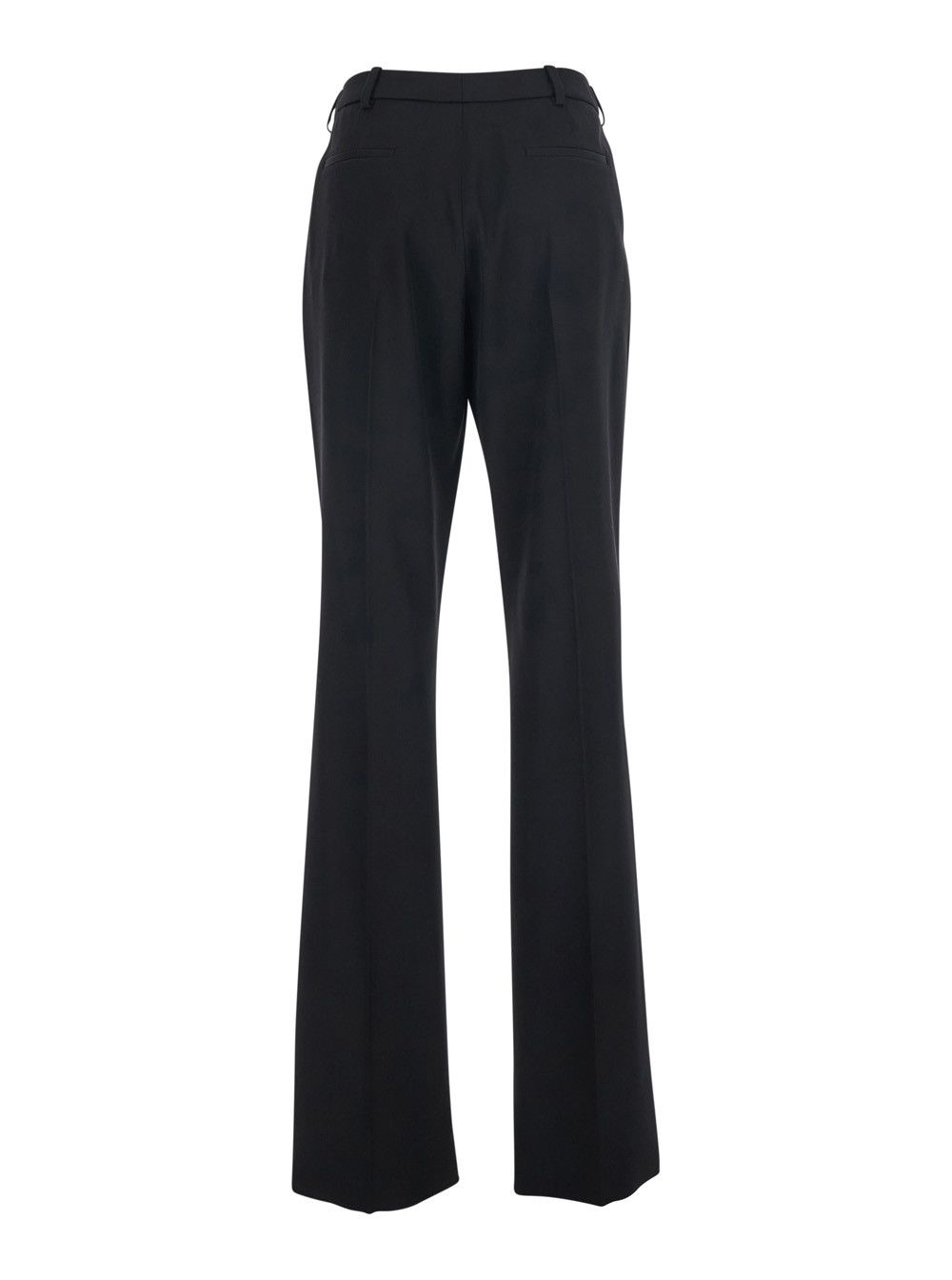 Balenciaga Black Straight-leg pants with Front Pleats in Wool for Women Size 27" / US 4 / IT 40 - 2 Thumbnail