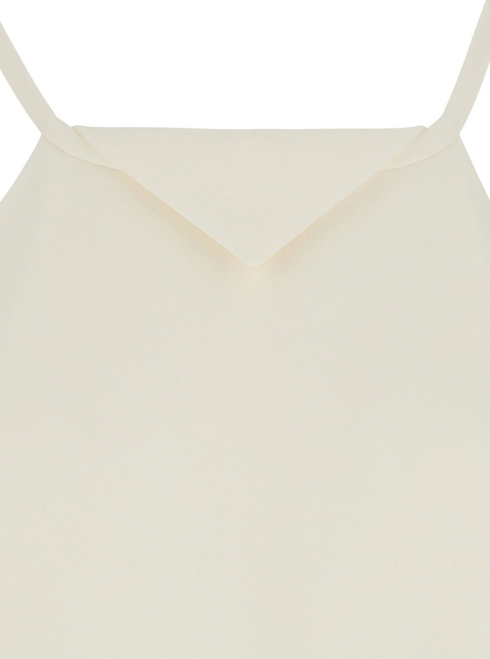 Balenciaga White Silk Blend Top with Asymmetric Design for Women Size M / US 6-8 / IT 42-44 - 3 Thumbnail