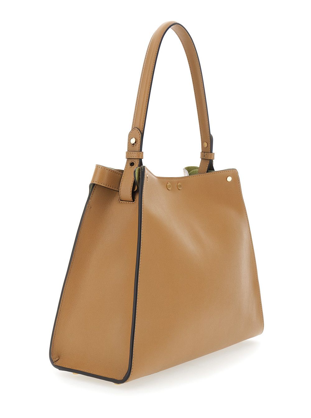 Fendi Fendi Way Tote Bag with Removable Handle and Turn Lock in Beige Leather for Women Size ONE SIZE - 3 Thumbnail