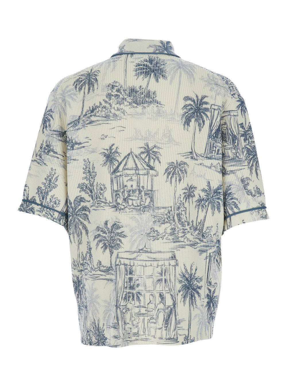 Amiri Shirt with classic collar and all-over multicolored wool print for men Size US XL / EU 56 / 4 - 2 Thumbnail
