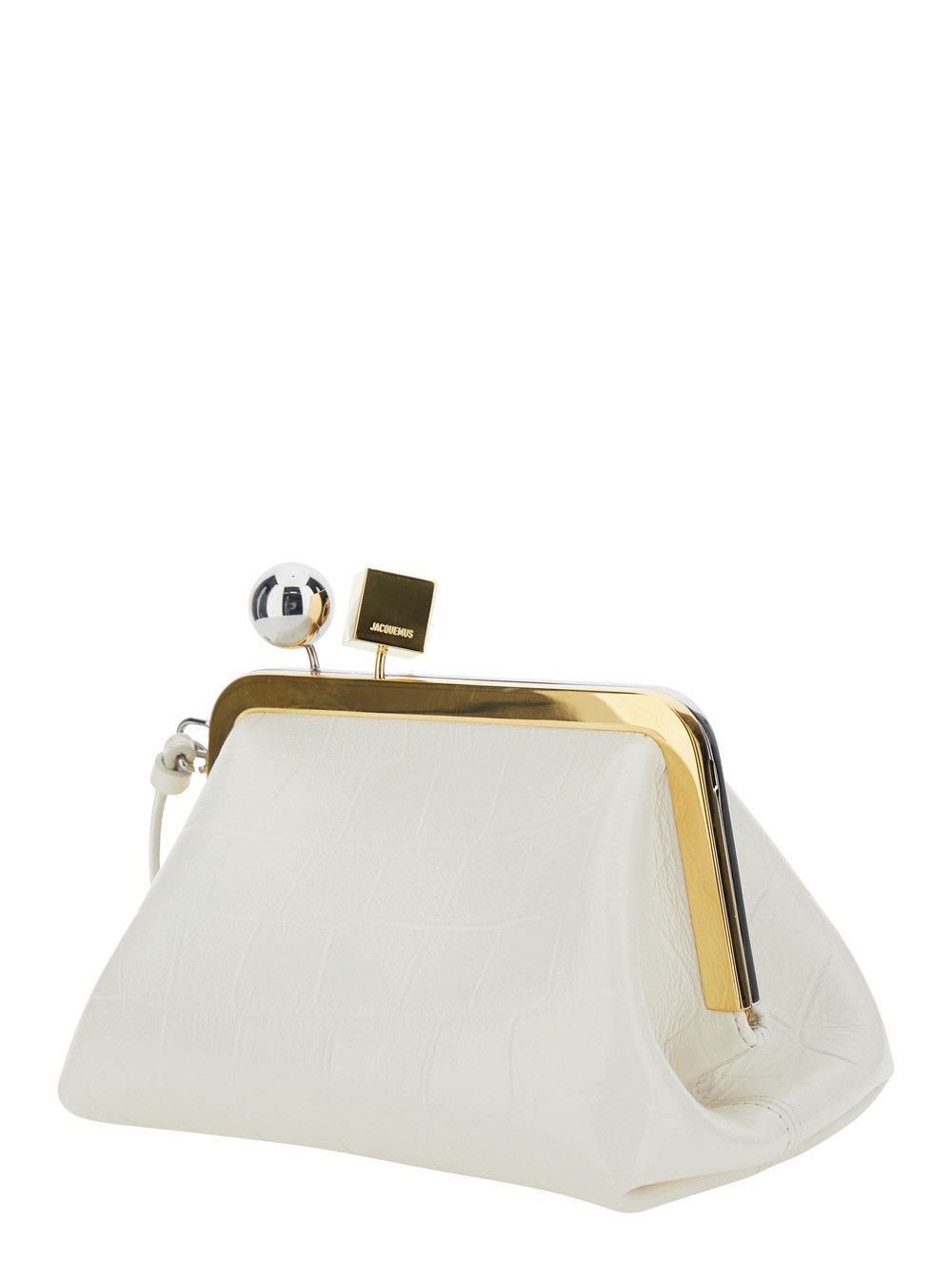 Jacquemus Handbag 'LE BERLINGOT' with White Leather Details for Women Size ONE SIZE - 2 Thumbnail