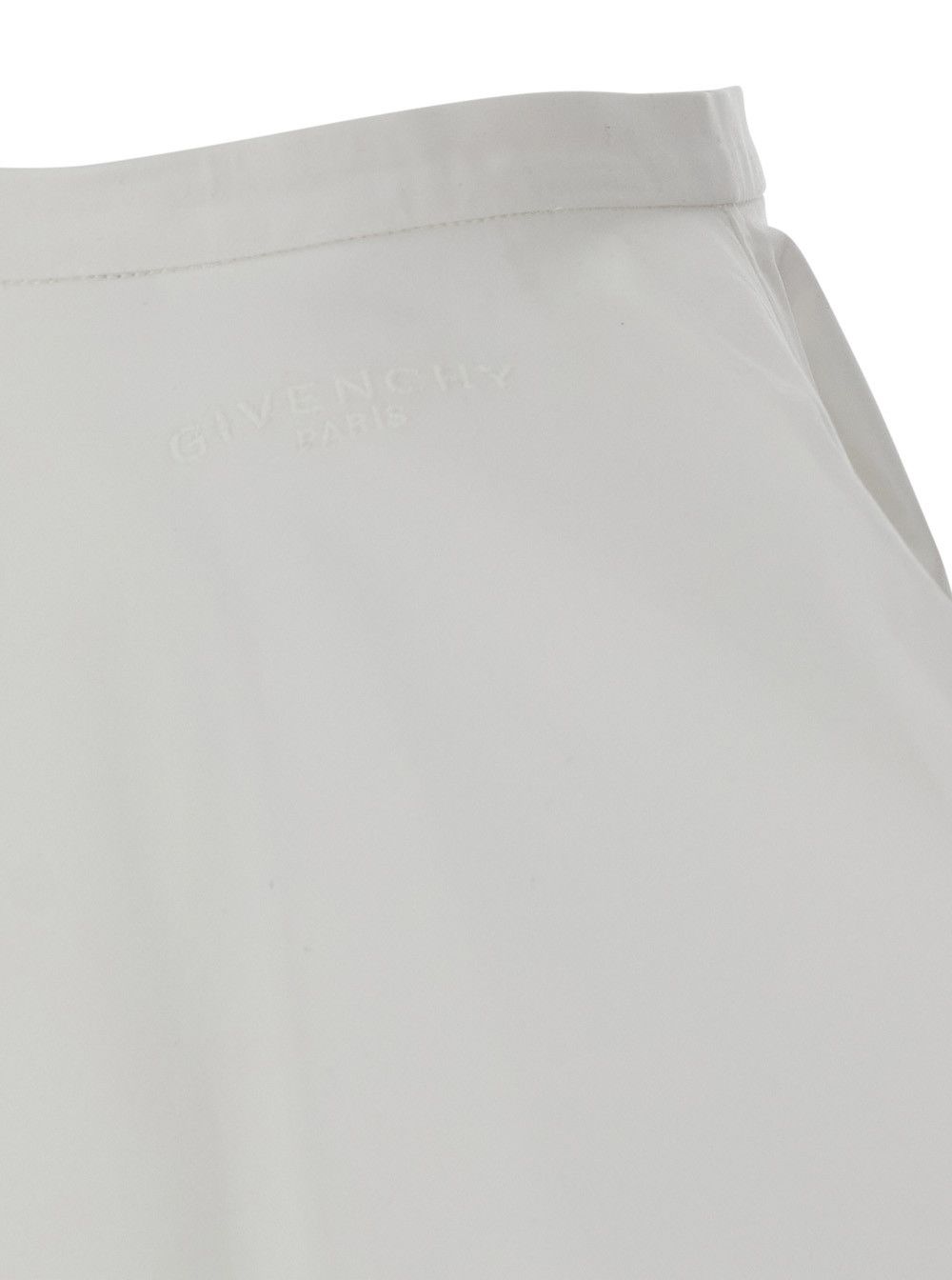 Givenchy White 'Circular Skirt' with Flared Design in Cotton for Women Size 28" / US 6 / IT 42 - 3 Thumbnail