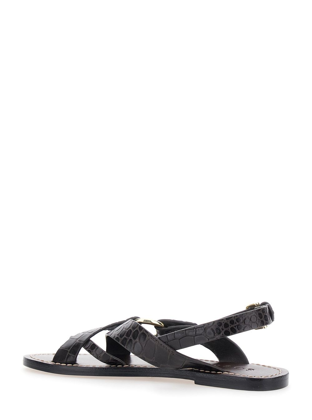 Soeur FLORENCE Brown Leather Sandals for Women Size US 8 / IT 38 - 3 Thumbnail