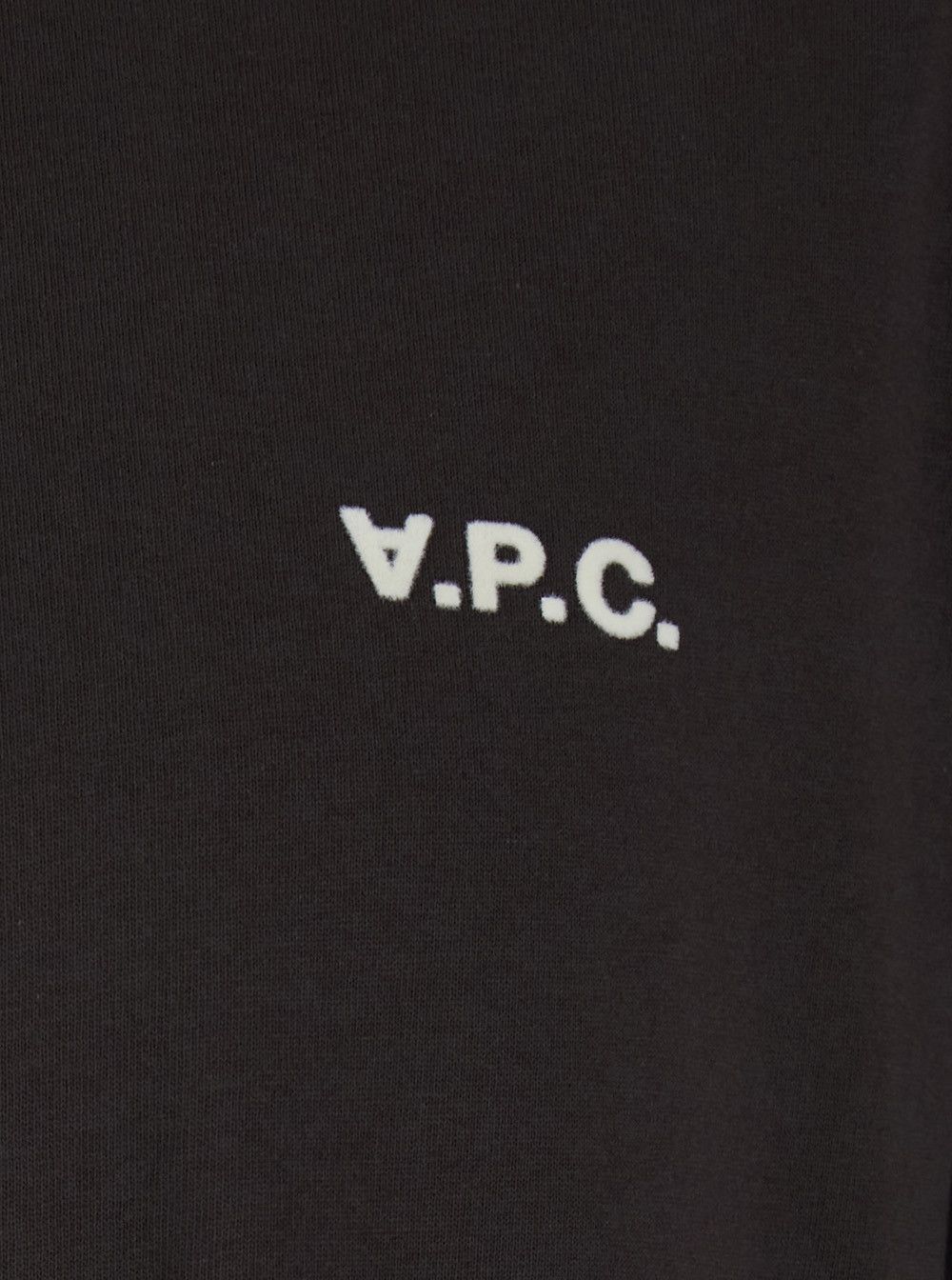 A.P.C. Brown Crew Neck T-shirt with Front Logo in Cotton Man Size US XL / EU 56 / 4 - 3 Thumbnail