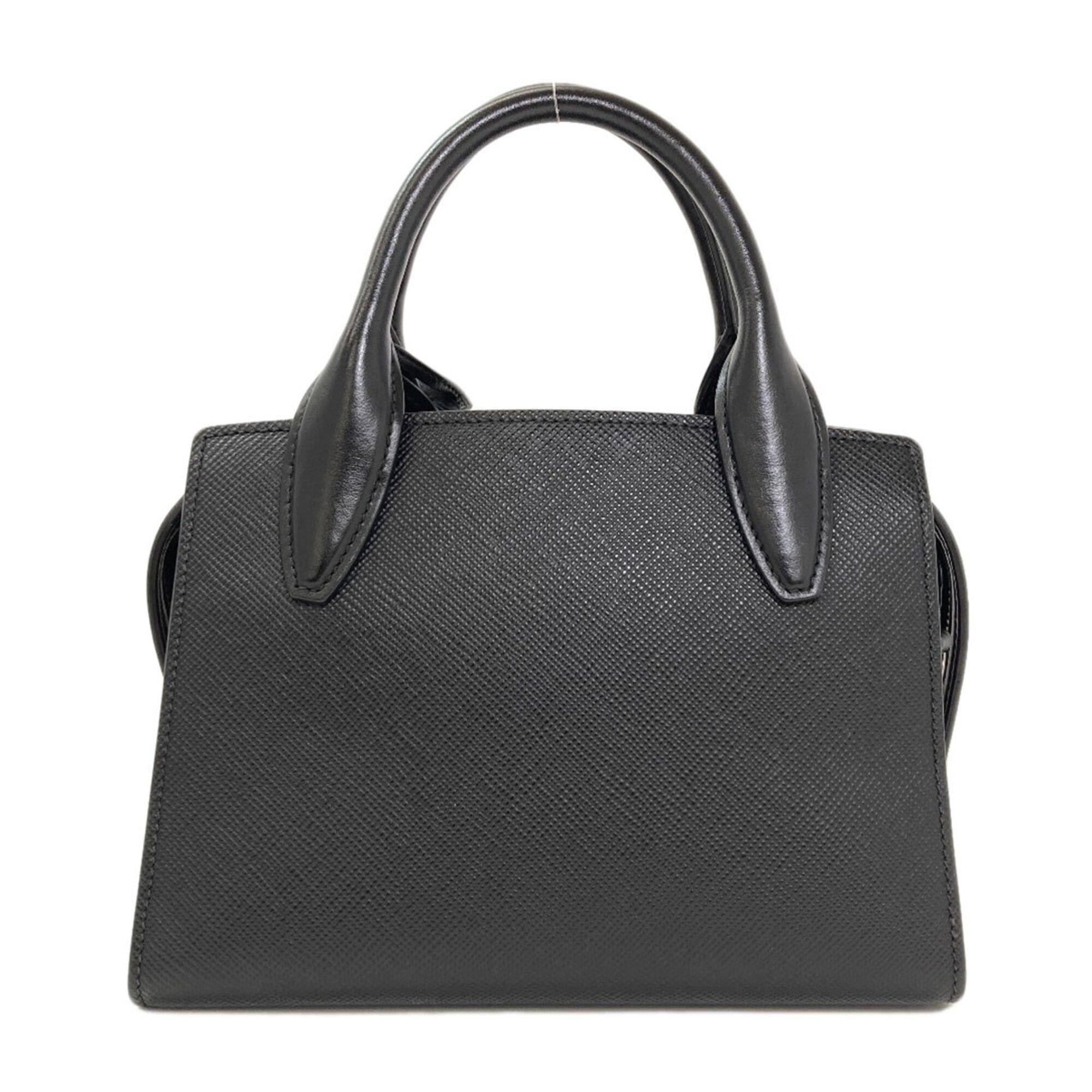 Prada Prada 1BA269 Triangle 2-Way Handbag, Saffiano Leather, Women's Size ONE SIZE - 2 Thumbnail