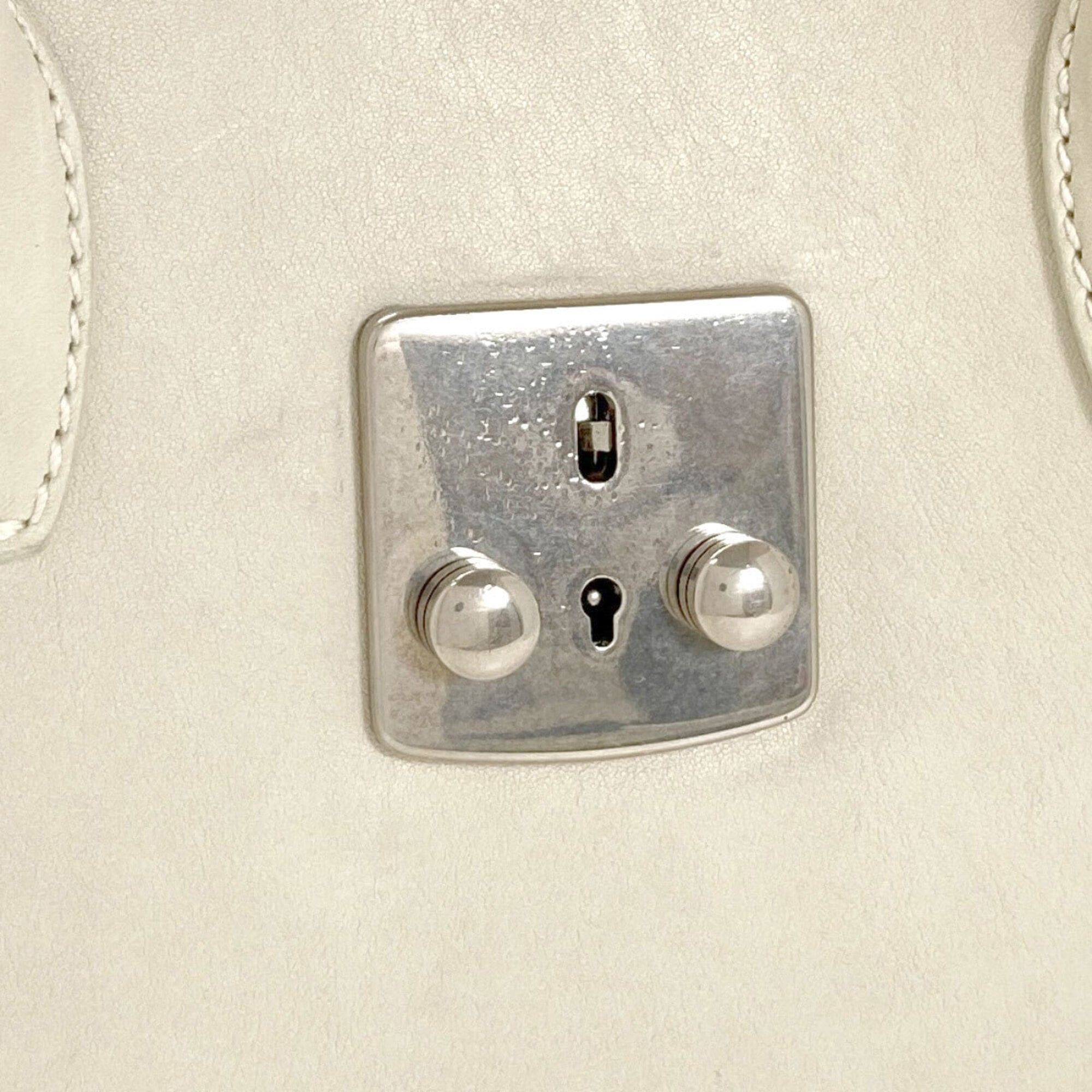 Miu Miu Miu Miu Miu Studded 2-Way Handbag, Calfskin, Women's Size ONE SIZE - 16 Thumbnail