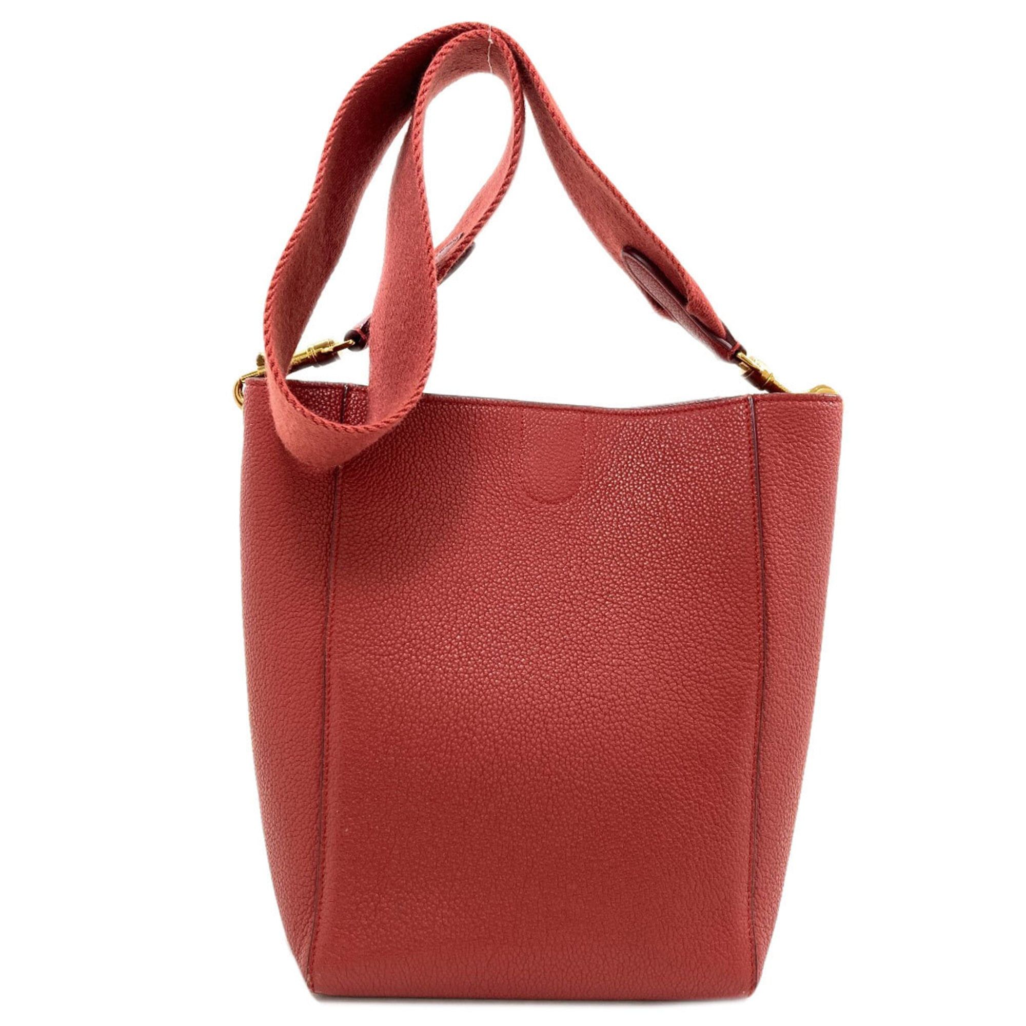 Celine Celine Sangle Bucket Shoulder Bag, Calfskin, Women's Size ONE SIZE - 2 Thumbnail