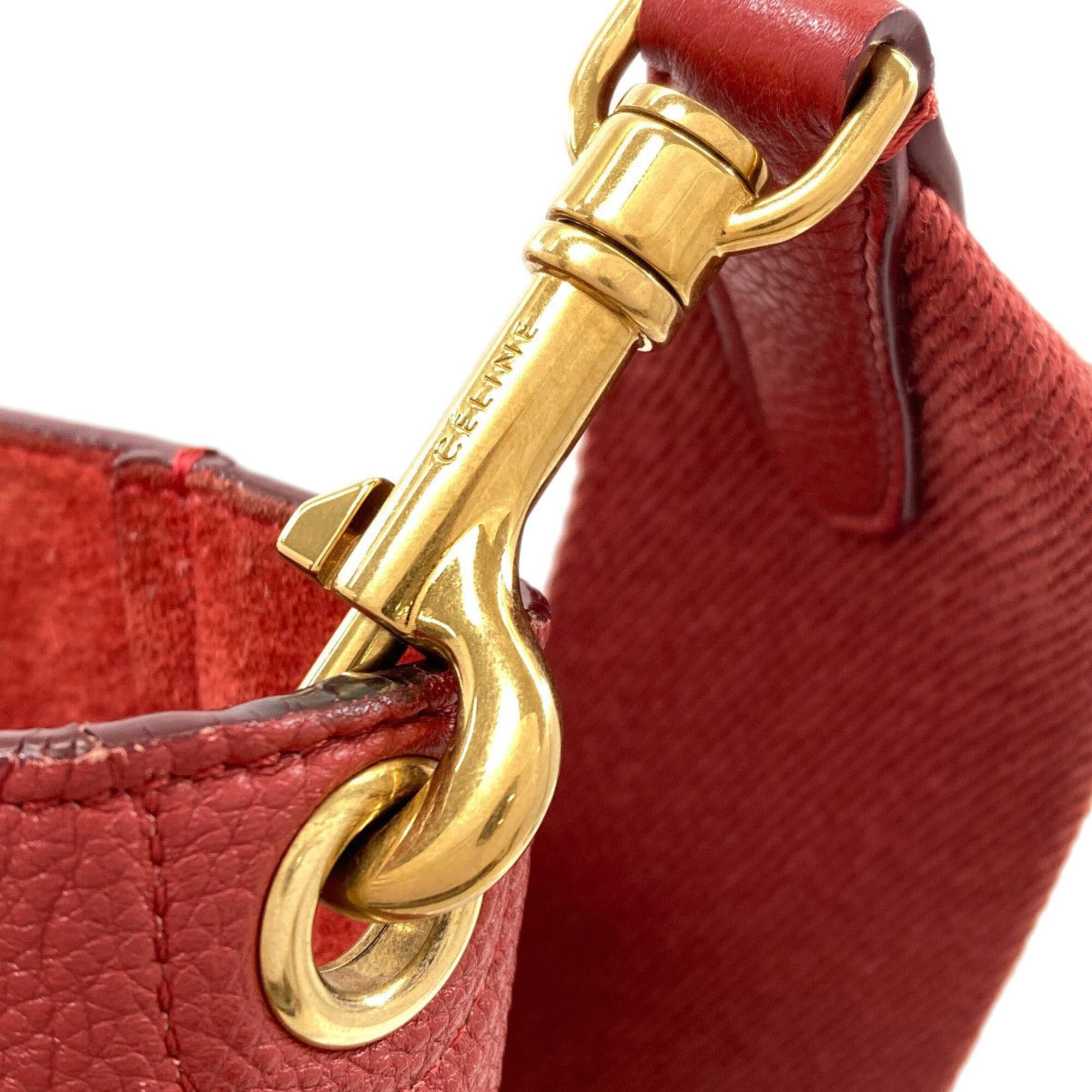 Celine Celine Sangle Bucket Shoulder Bag, Calfskin, Women's Size ONE SIZE - 13 Thumbnail