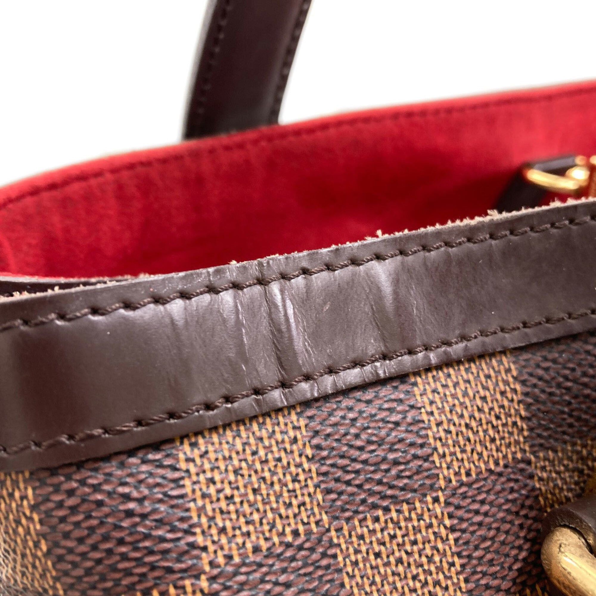 Louis Vuitton Louis Vuitton N51204 Hampstead MM Tote Bag, Damier Canvas, Women's Size ONE SIZE - 10 Thumbnail