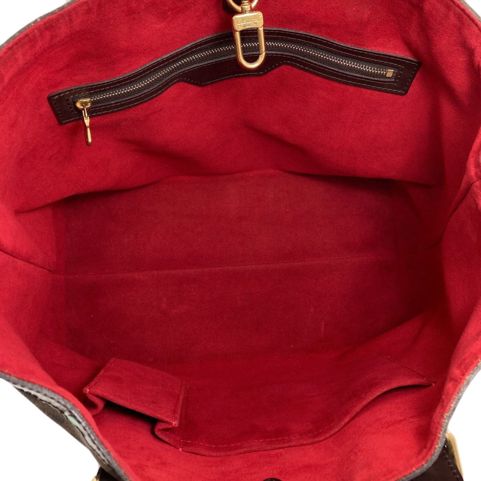 Louis Vuitton Louis Vuitton N51204 Hampstead MM Tote Bag, Damier Canvas, Women's Size ONE SIZE - 5 Thumbnail