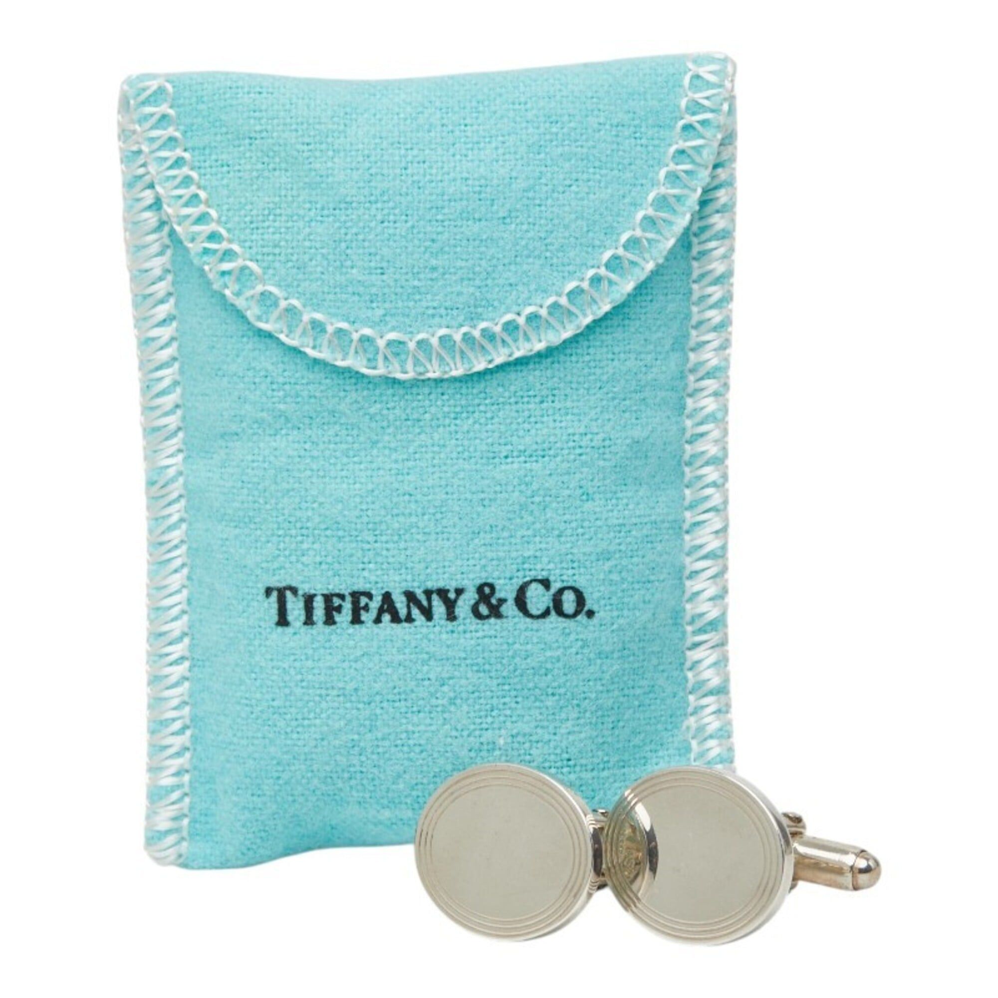 Tiffany & Co. Tiffany & Co. Oval Cufflinks, SV925 Silver, Women's Cufflinks Size ONE SIZE - 6 Thumbnail