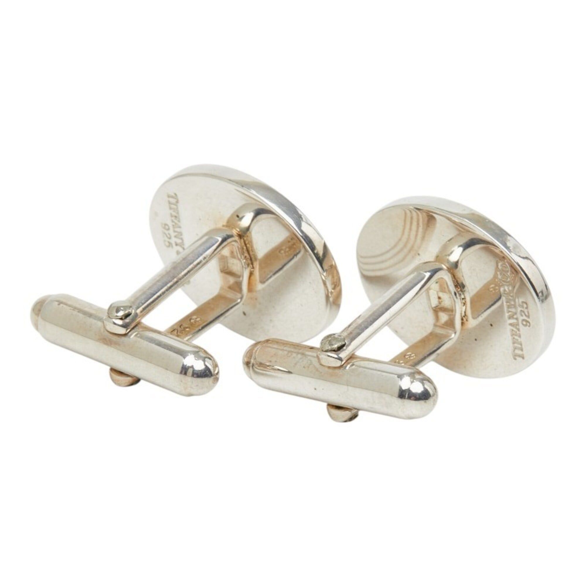 Tiffany & Co. Tiffany & Co. Oval Cufflinks, SV925 Silver, Women's Cufflinks Size ONE SIZE - 2 Thumbnail