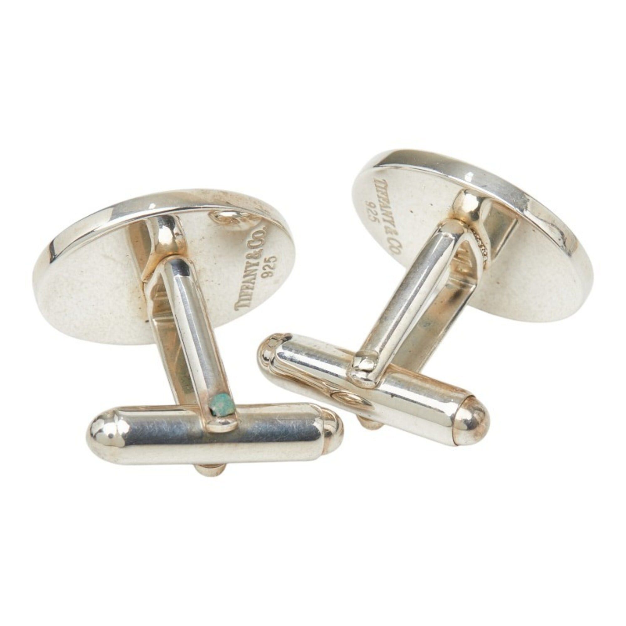 Tiffany & Co. Tiffany & Co. Oval Cufflinks, SV925 Silver, Women's Cufflinks Size ONE SIZE - 3 Thumbnail