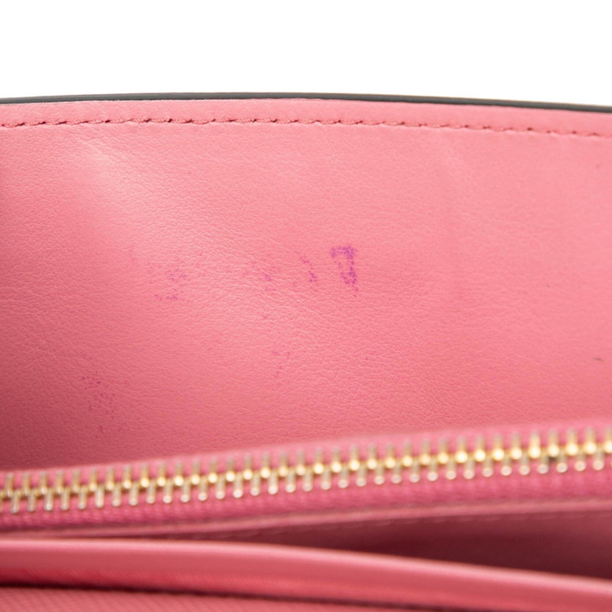 Prada Prada long wallet, pink multicolor, Saffiano leather, women's. Size ONE SIZE - 4 Thumbnail